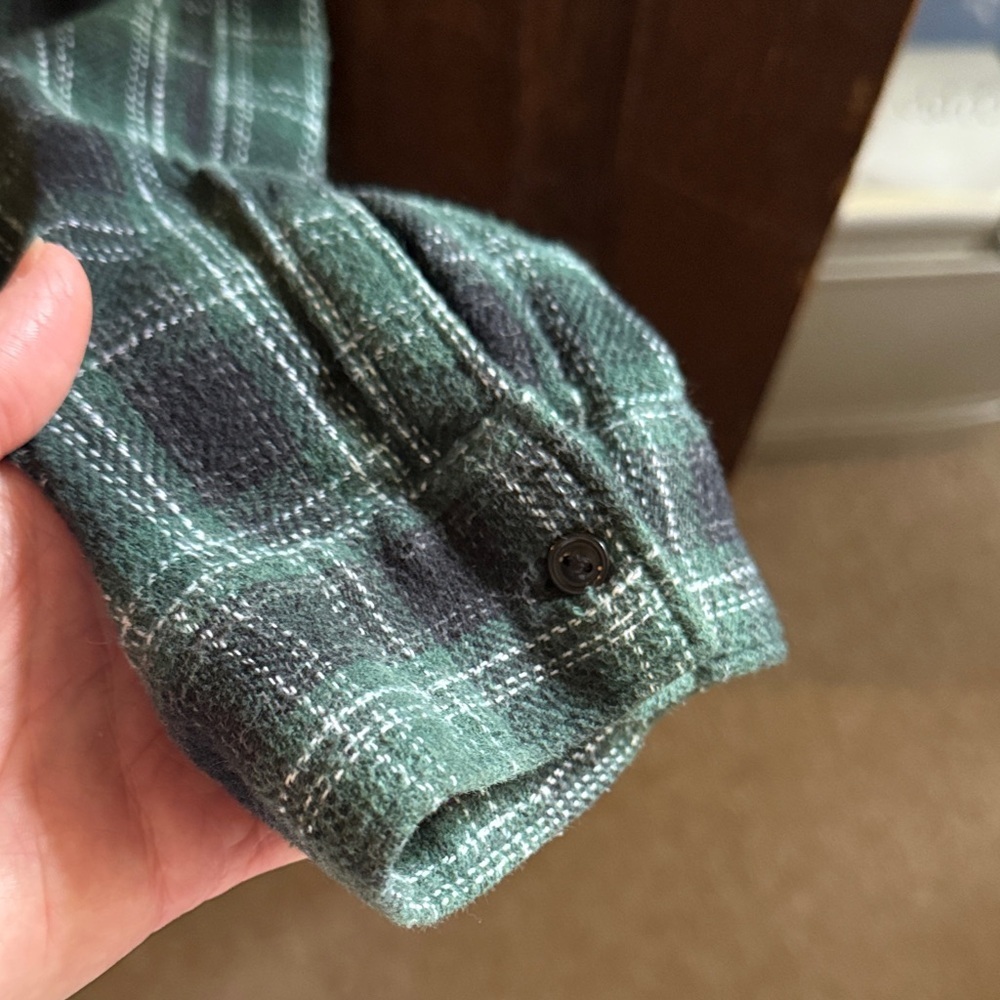 Abound Plaid Shirt with Floral Embroidery - Picture 4 of 5